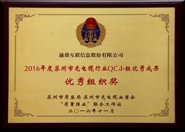 7-QC小組優秀組織獎電纜行業